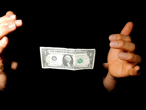Miniatura 6 de MilesMagic Mago animado Bill Gimmick Misteriosamente auto plegable dólar Nota real Levitación invisible efecto ilusión Street Stage Close-Up Truco
