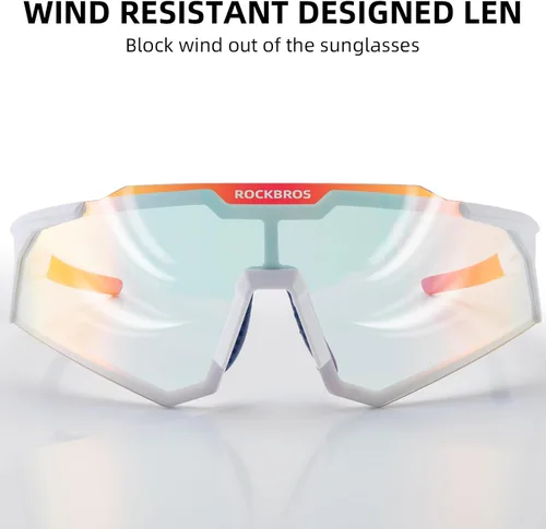 Miniatura 6 de ROCKBROS Photochromic Sports Sunglasses UV Protection for Men Women Cycling