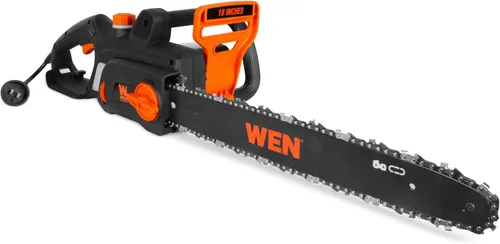 Miniatura 9 de WEN Motosierra eléctrica, 15 amperios, 18 pulgadas (4118)