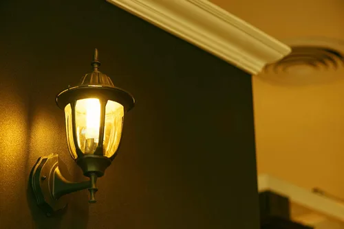 Miniatura 2 de Miracle LED 604736 - Luz de araña de 7 W, sin araña, para terraza y porche, color amarillo, paquete de 2