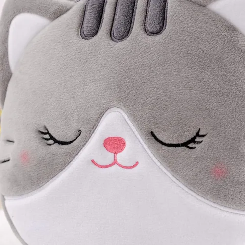Miniatura 49 de Lazada Mochila para niños pequeños, juguetes de animales de peluche, mochila pequeña, color gris, 9.5 pulgadas