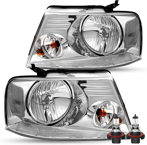 Miniatura 8 de SOCKIR Conjunto de faros delanteros con bombillas compatibles con Ford F150 Pickup 2004-2008/Lincoln Mark LT 2006-2008 para el lado del pasajero