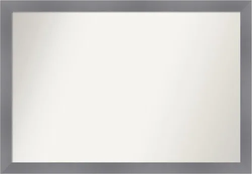 Miniatura 223 de Amanti Art Espejo personalizado, espejo de baño gris plomo a rayas, espejo de pared o espejo de tocador de baño sobre el fregadero