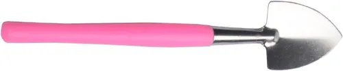 Miniatura 6 de jojofuny Práctica mini herramienta de jardín, mango de plástico antideslizante rosa con pala de hierro y rastrillo para plantar macetas