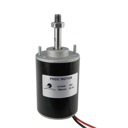 Miniatura 3 de CHANCS Motor de engranaje eléctrico de poco ruido del eje común del poder más elevado CH-3420 24V DC 7000RPM del alto esfuerzo de torsión