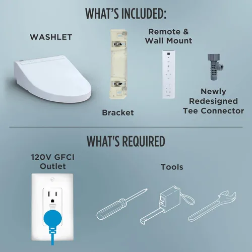Miniatura 2 de TOTO WASHLET C5 - Asiento de inodoro electrónico con bidé PREMIST y EWATER+ para limpieza de varita, redondo, algodón blanco - SW3083#01