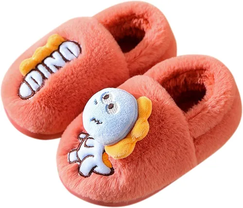 Miniatura 3 de sfdgfhyf Pantuflas de dinosaurio para niños, de espuma viscoelástica, cómodas, para el hogar, para niñas, para el dormitorio, para el hogar