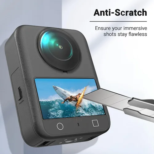 Miniatura 5 de CYNOVA Osmo 360 - Protector de pantalla para accesorios DJI Osmo 360, con kit de alineación automática. Pantalla LCD de vidrio templado, ultra HD