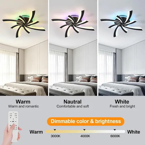 Miniatura 2 de Ceiling Lighting Fixtures, Multi Color Led Ceiling Light, Rgb Ceiling Light Led ceiling light, Indoor dimmable light, Can control color lights