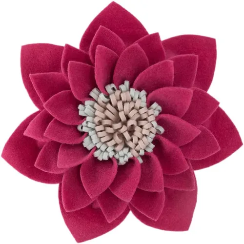 KINGROSE Funda de almohada decorativa de flores 3D, cojín redondo para sala de estar, sofá, dormitorio, decoración del hogar, 14 pulgadas, color