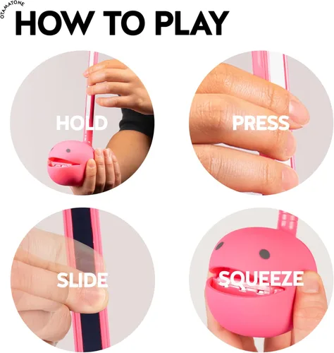 Miniatura 2 de Otamatone Clásico [Edición en inglés] Sintetizador portátil de instrumentos musicales electrónicos japoneses rosa intenso de Japón Maywa Denki