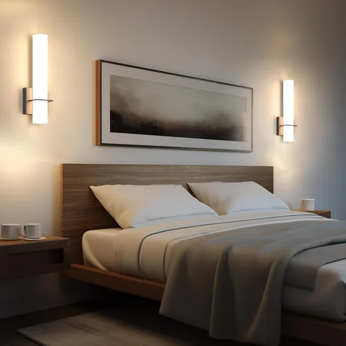 Miniatura 9 de Apliques de pared LED modernos de 15.7 pulgadas, lámparas de pared para tocador de baño de 18W 3000K 1200 lúmenes con pantalla de acrílico blanco