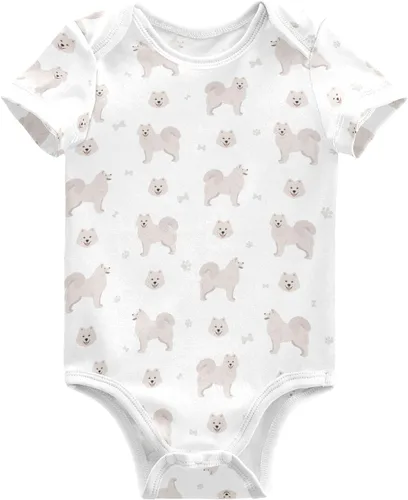 Miniatura 8 de vvfelixl Trajes de bebé lindos conjuntos de cachorros de manga corta de algodón ropa de bebé para niños niñas 0-24 meses