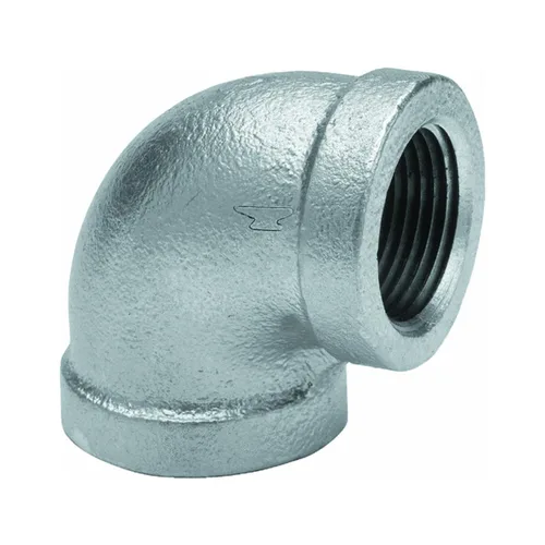 Miniatura 3 de Anvil 8700124053, accesorio de tubería de hierro maleable, codo de 90 grados, hembra NPT de 1/4", acabado galvanizado