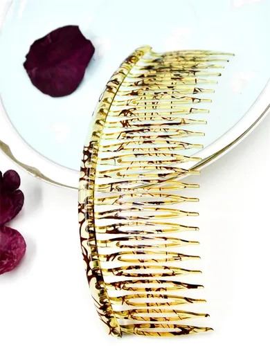 Miniatura 2 de Peine para el cabello con patrones surtidos de belleza sin esfuerzo de 4.7 pulgadas, paquete de 4