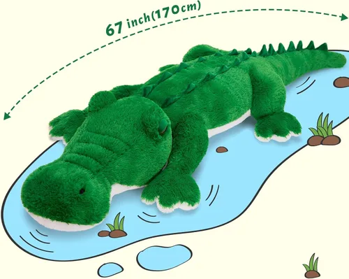 Miniatura 4 de MorisMos Animales de peluche gigantes de delfín de 55 pulgadas, juguete de peluche grande de delfín azul suave, regalos marinos de océano para niños