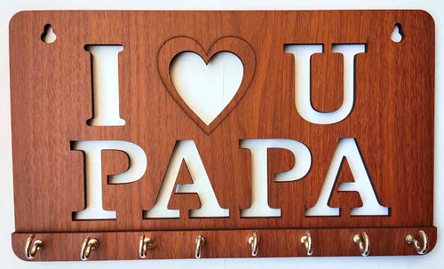 Miniatura 7 de Soporte familiar para llaves de pared de madera para decoración del hogar, soporte para llaveros, regalo para el mejor diseñador familiar del mundo