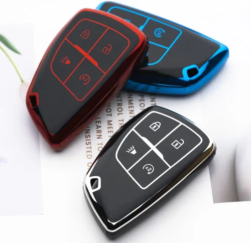 Miniatura 6 de Funda para llavero compatible con Silverado 1500, Sierra 1500, Colorado Canyon 2024 2025, Silverado Sierra Smart Key