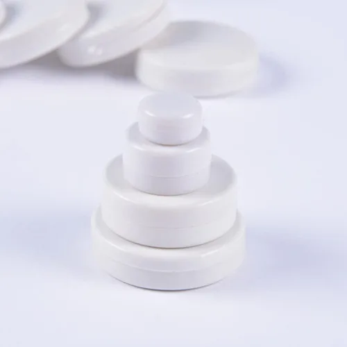 Miniatura 2 de Kisangel 1.37 pulgadas blanco plano redondo sonajero inserto accesorios de juguete para sonajeros de bebé y muñecas de felpa proyectos de bricolaje