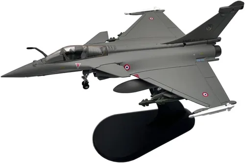 1:100 France Rafale C Libia War Fighter Jet Avión de metal militar fundido a troquel modelo para colección o regalo (Rafale Guerra de Libia)