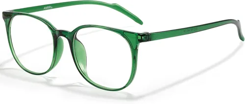 Miniatura 9 de ANRRI - Gafas de bloqueo de luz azul, antifatiga ocular, gafas para computadora, filtro UV400, marco ligero, para mujeres y hombres