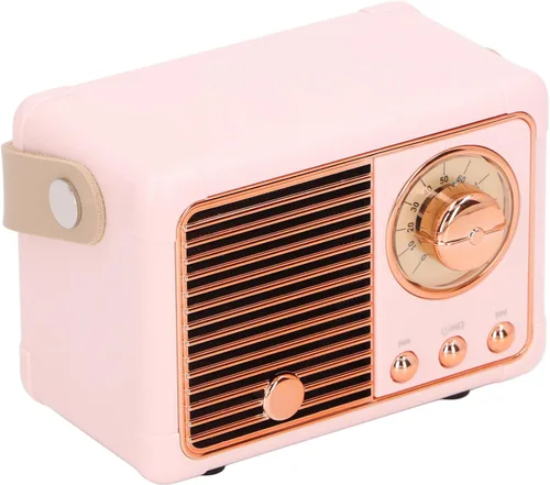 Miniatura 2 de ZJchao Altavoz portátil mini compacto inalámbrico retro diseño incorporado tarjeta radio alta capacidad batería ligero para viajes al aire libre