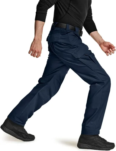 Miniatura 3 de CQR Pantalones tácticos para hombre, resistentes al agua, pantalones cargo Ripstop, ligeros EDC trabajo, senderismo, ropa para exteriores