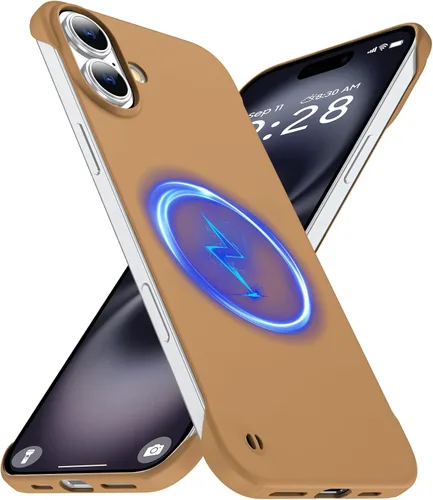 Miniatura 18 de GRECAZO Funda magnética delgada para iPhone 15 Plus de 6.7 pulgadas (2023), ultrafina, ligera, duradera, sin marco, mate, rígida, MagSafe con anillo