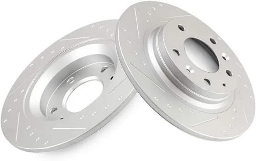 AUTOMUTO Rotores traseros Rotor de freno ranurado apto para Ford Fusion, para Lincoln MKZ, Zephyr, para Mazda 6,626,06-15 para Mazda MX-5 Miata, 03