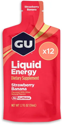 Miniatura 9 de Gel de Energía Líquida GU Energy con Carbohidratos Complejos, Vegano, Sin Gluten y Sin Lácteos, Energía Para Llevar Para Cualquier Entrenamiento, 12