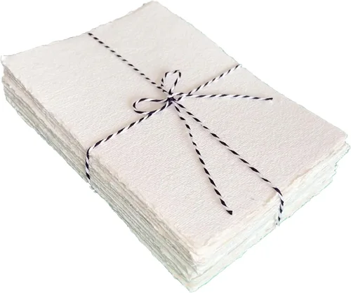 Miniatura 9 de Bitskit Paquete de 50 hojas ligeras y texturizadas de algodón de 170 GSM, para invitaciones, papelería, diarios y proyectos de arte (paquete de 50)