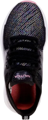 Miniatura 4 de Nautica - Tenis modernos y con detalles metálicos para niñas, zapato deportivo para correr con cordones I kappil I (niña grande, niña pequeña, niña)