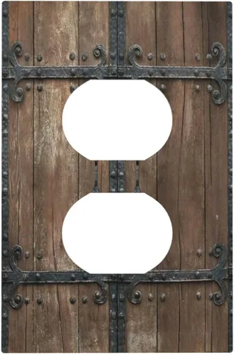Miniatura 98 de Cubiertas Decorativas para Placas de Interruptor Boho Country Eucalipto Rústico Acuarela Hojas Verdes 2 Gang Placa de Pared Cubierta de Placa