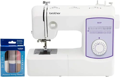 Miniatura 10 de Brother GX37 37-Stitch Sewing Machine, Hard Plastic Storage and Carry Case and 5-Piece Sewing Machine Needles