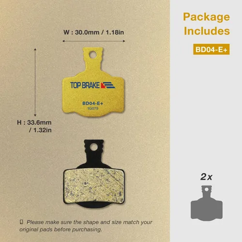 Miniatura 5 de TOP BRAKE Disc Bike Brake Pads Compatible with MAGURA MT2 MT4 MT6 MT8 MT4E MT8 Pro MT8 SL MT Sport MT Trail Rear MTB eMTB Gravel Cross Country(XC)