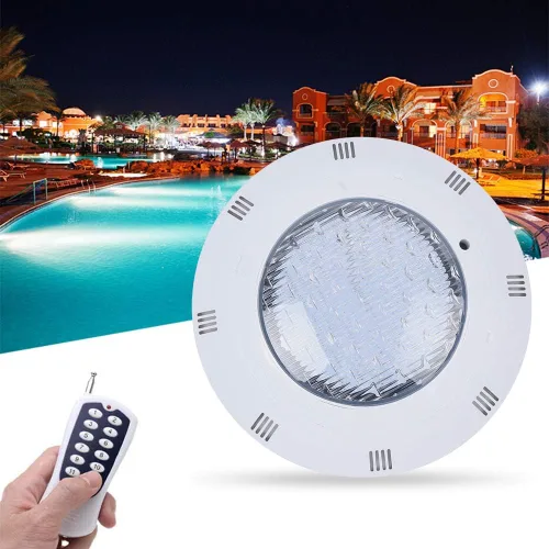 Miniatura 9 de Luz de piscina LED de 18W 12V 3000LM RGB que cambia de color impermeable IP68 luces LED subacuáticas 30 ° fuente de piscina estanque lámpara