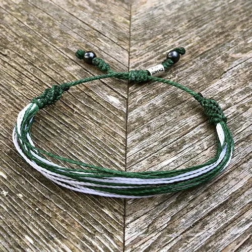 Miniatura 2 de Rumi Sumaq Pulseras de Orgullo y Bandera del País con Atadura de Tirón — Pulseras Macramé Trenzadas a Mano, Nudo de Pescado y Trenzadas Ajustables
