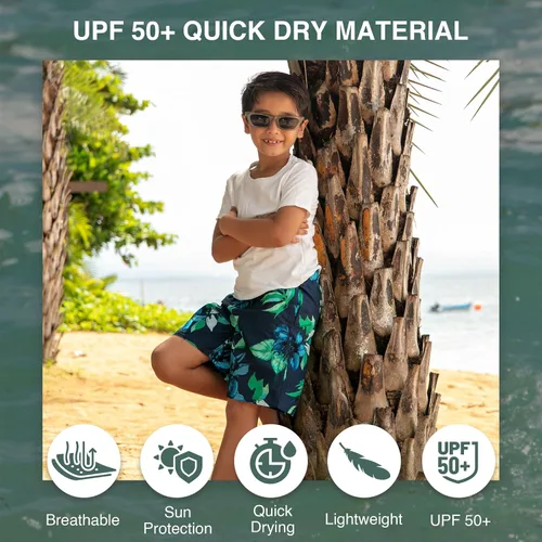 Miniatura 79 de Kanu Surf Traje de baño Yolo de secado rápido UPF 50+ para niños