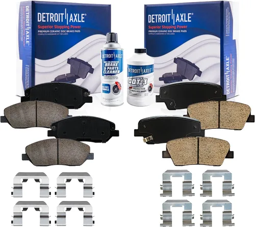 Miniatura 95 de Detroit Axle - Pastillas de freno traseras para Kia Sportage 2017-2022, Hyundai Tucson 2016-2021, pastillas de freno de cerámica 2018 2019 2020