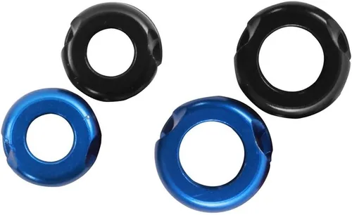 Miniatura 6 de 4PCS Bow Sight Peep, 1/4" 3/16" aleación de aluminio Peep Sight Archery Accesorios para arco compuesto 1 negro 1/4+1 negro 3/16 + 1 azul 1/4 + 1