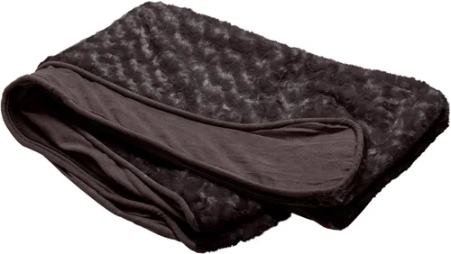 Miniatura 14 de Furhaven Funda de repuesto para cama de perro Minky Plush & Velvet Contour Luxe Lounger, lavable a máquina, gris, Jumbo (XL)