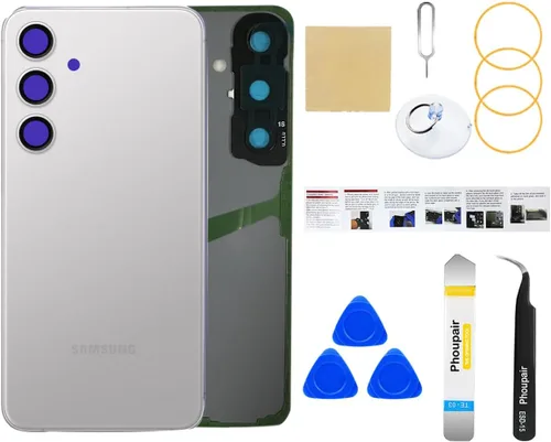Miniatura 9 de Reemplazo de cristal trasero para Samsung Galaxy S24 con kit de herramientas de reparación profesional (Amber Yellow)
