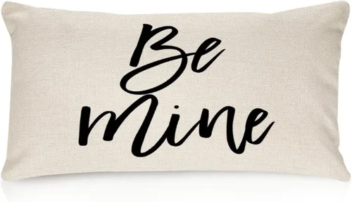 Miniatura 49 de Better When We are Together - Fundas de almohada lumbar de 12 x 20 pulgadas con citas divertidas de algodón y lino para sofá, decoración de sala