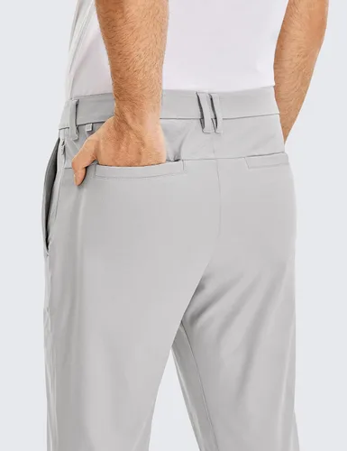 Miniatura 3 de CRZ YOGA Pantalones de golf cómodos para todo el día para hombre, 303234 pulgadas, de secado rápido, ligeros, con bolsillos