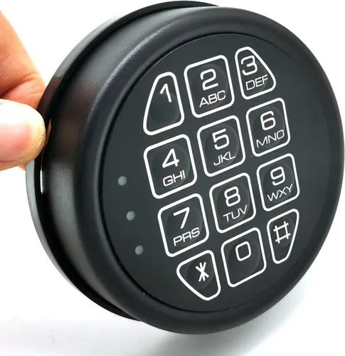 Miniatura 2 de Reemplazo de seguro para armas, cerradura electrónica con teclado negro