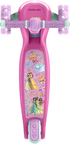 Miniatura 2 de Jetson Character Kids Kick Scooter, luces LED en vástago y ruedas iluminadas, marco ligero, manubrio ajustable en altura, sistema de inclinación