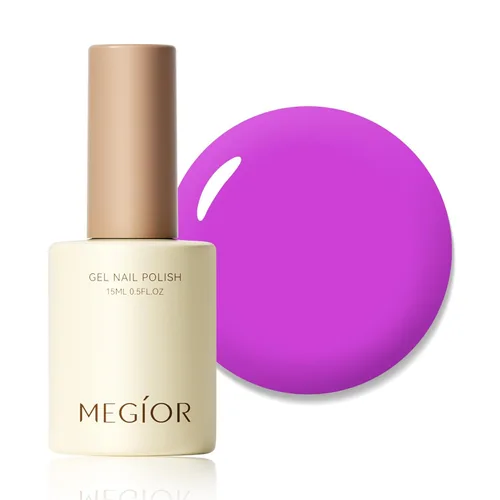 Miniatura 118 de MEGIOR Esmalte de uñas de gel blanco de 0.5 fl oz, color blanco antiguo, secado con luz UV, esmalte de gel francés, arte de uñas, salón de manicura