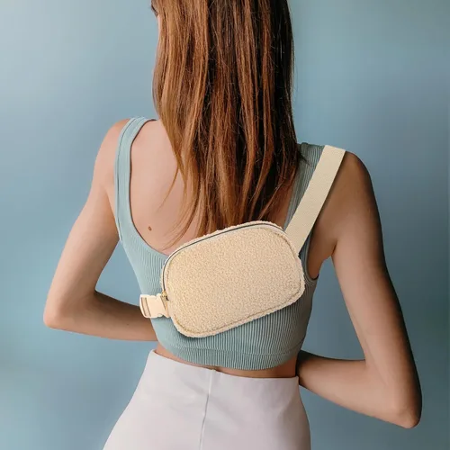 Miniatura 7 de jealkip Riñonera para correr para mujeres y hombres, bolsa cruzada con correa ajustable para senderismo, entrenamiento, deportes, viajes, Caqui