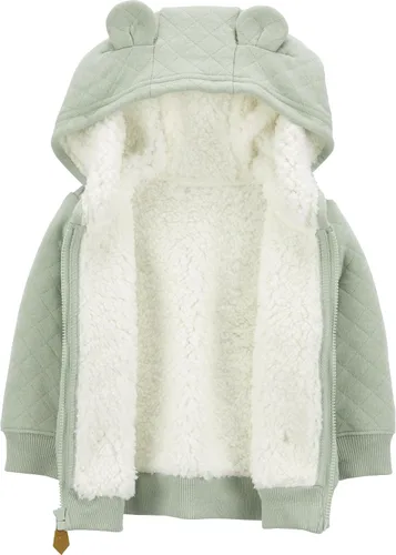 Miniatura 2 de Simple Joys by Carter's Baby Hooded Sweater Jacket with Sherpa Lining