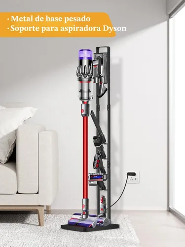 Miniatura 2 de Haturi Soporte de vacío para Dyson V15 V12 V11 V10 V8 V7 V6, soporte de almacenamiento de metal para aspiradora inalámbrica y accesorios, compatible